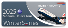 Given to those who have completed the Seasonal Series - Winter 2025 Medium Hauler Tour featuring OneWorld partner, British Airways!