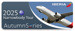 Given to those who have completed the Seasonal Series - Autumn 2025 Narrowbody Tour featuring OneWorld partner, Iberia!
