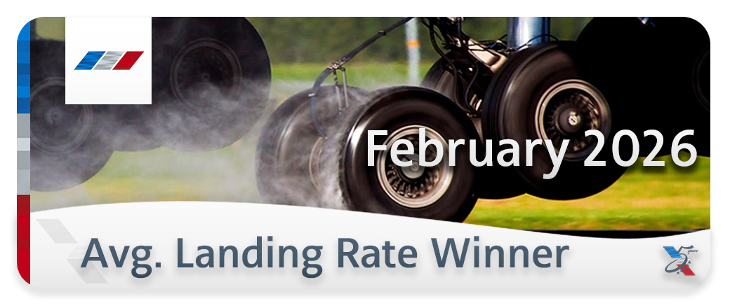 Given to the average landing rate challenge winner via the monthly competition posted on the forums and Discord!