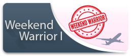 Given to pilots who show regular weekend activity by filing flights frequently on weekends (Minimum 10 weekend flights).