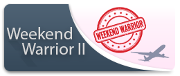Given to pilots who show regular weekend activity by filing flights frequently on weekends (Minimum 20 weekend flights).