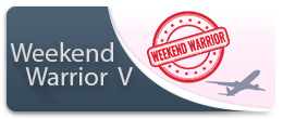 Given to pilots who show regular weekend activity by filing flights frequently on weekends (Minimum 50 weekend flights).